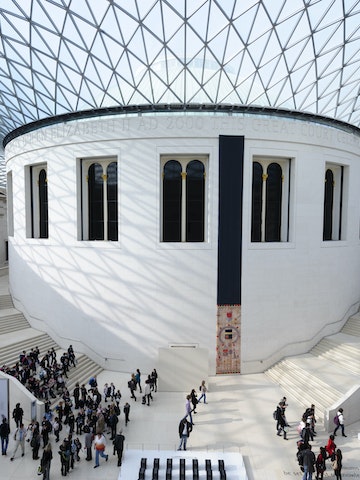 Great Court, British Museum, Bloomsbury, London, England, United Kingdom, Europe