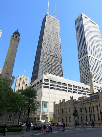 Hancock Building and Water Tower