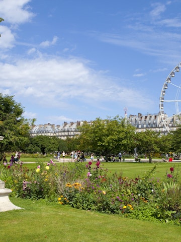 The Jardin des Tuileries in Paris.